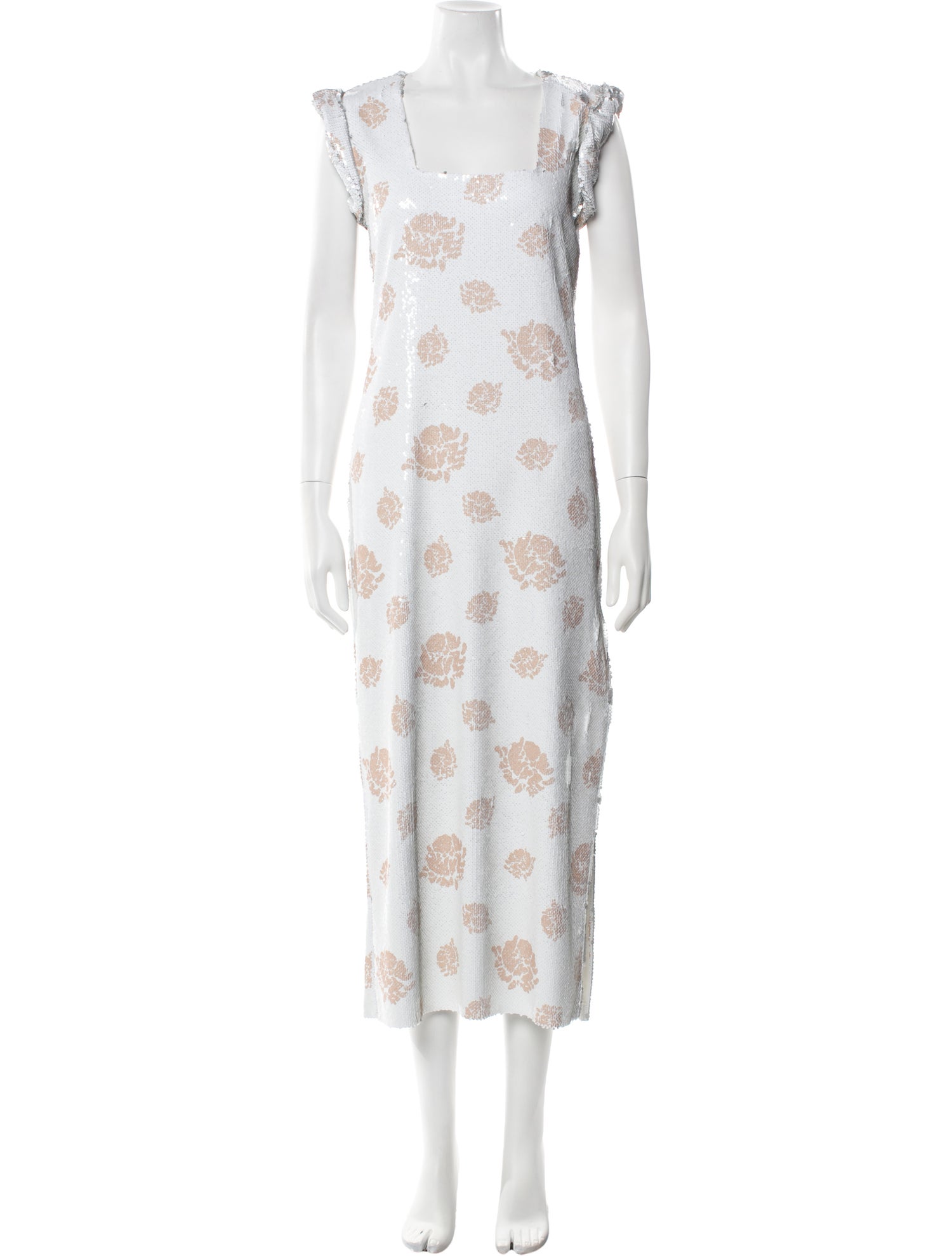 Marina Moscone Sequin Long Dress w/ Tags