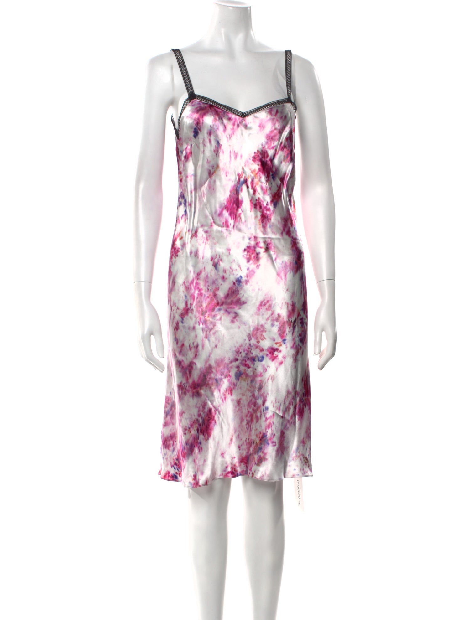 Marina Moscone Printed Knee-Length Dress