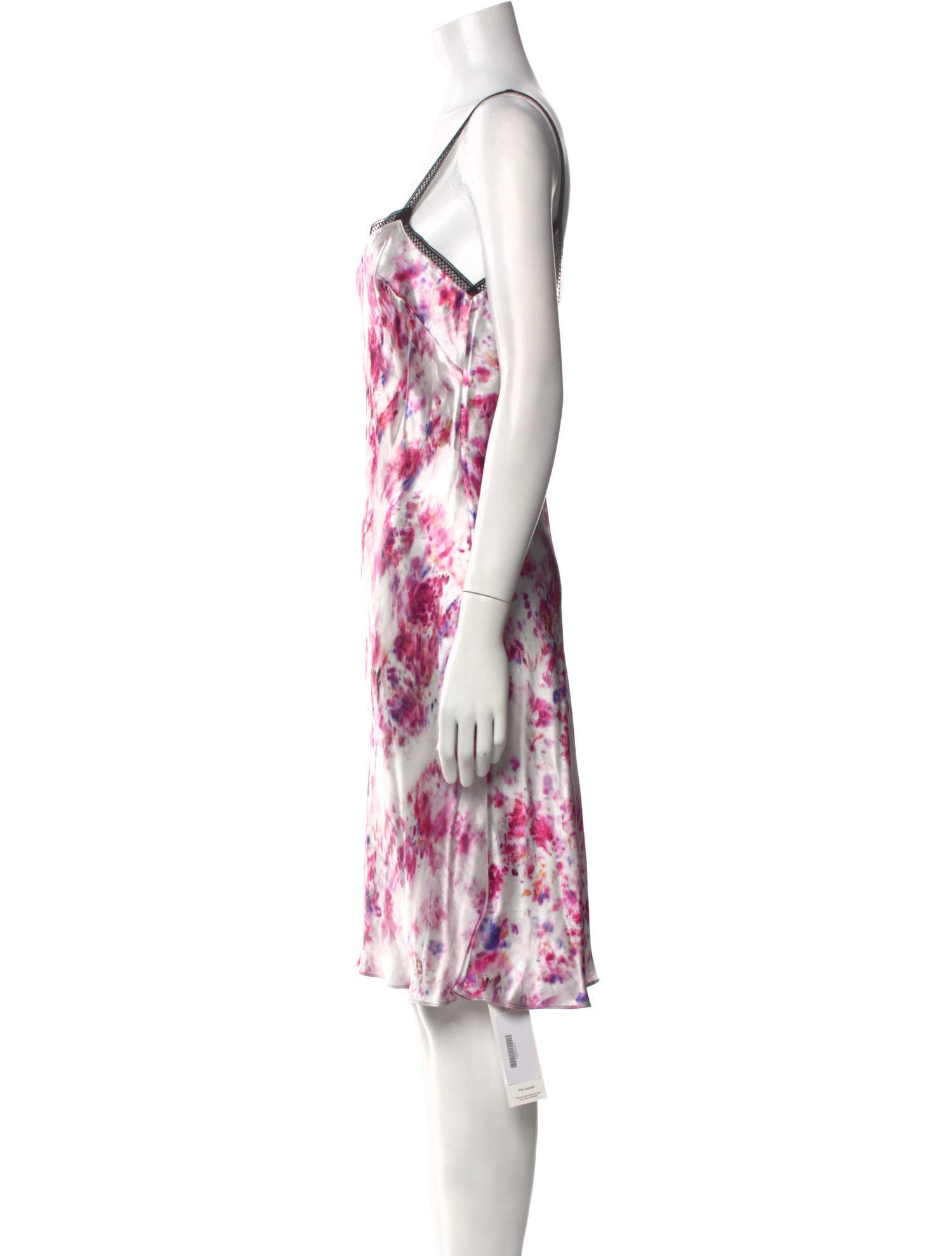 Marina Moscone Printed Knee-Length Dress