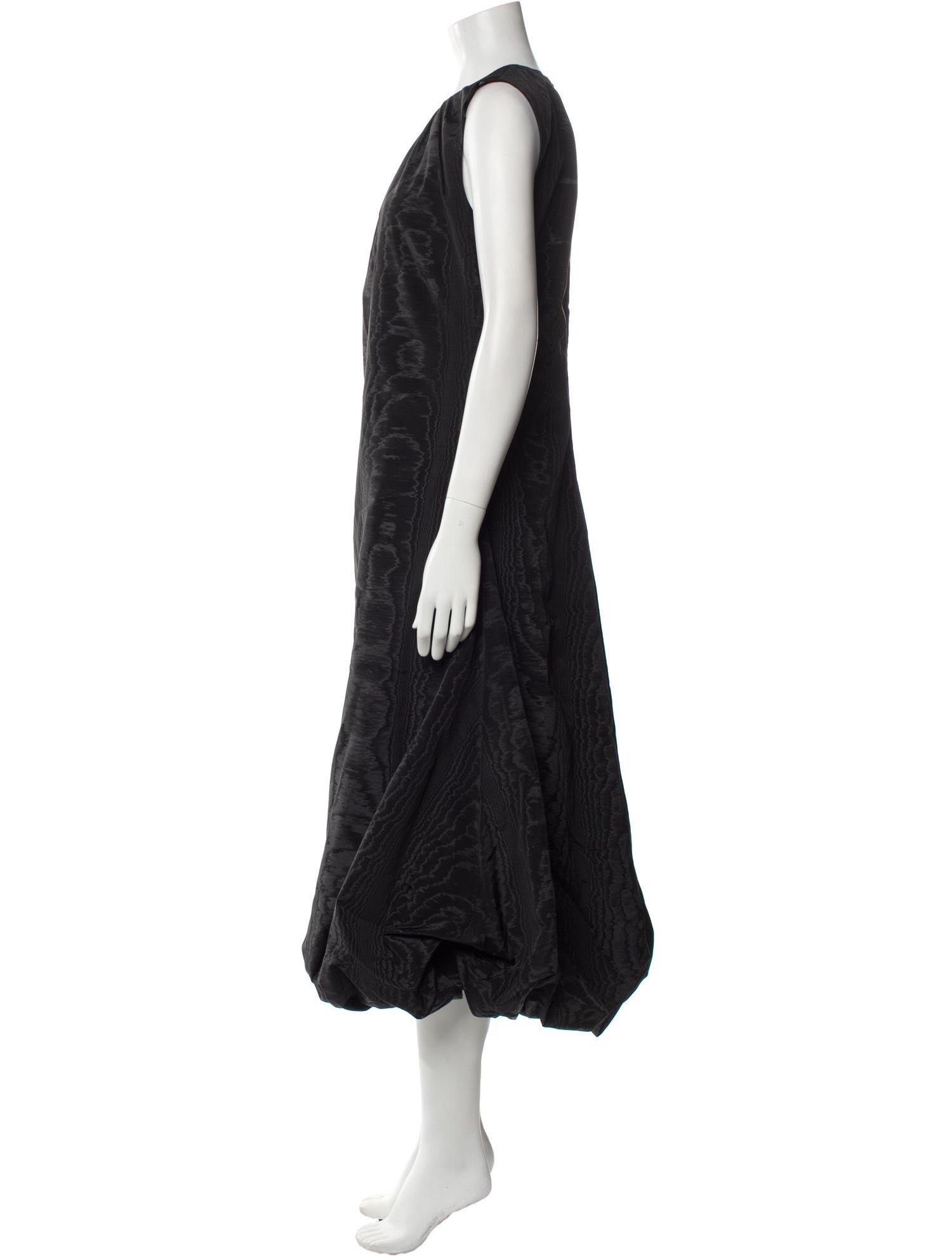 Marina Moscone Crew Neck Long Dress