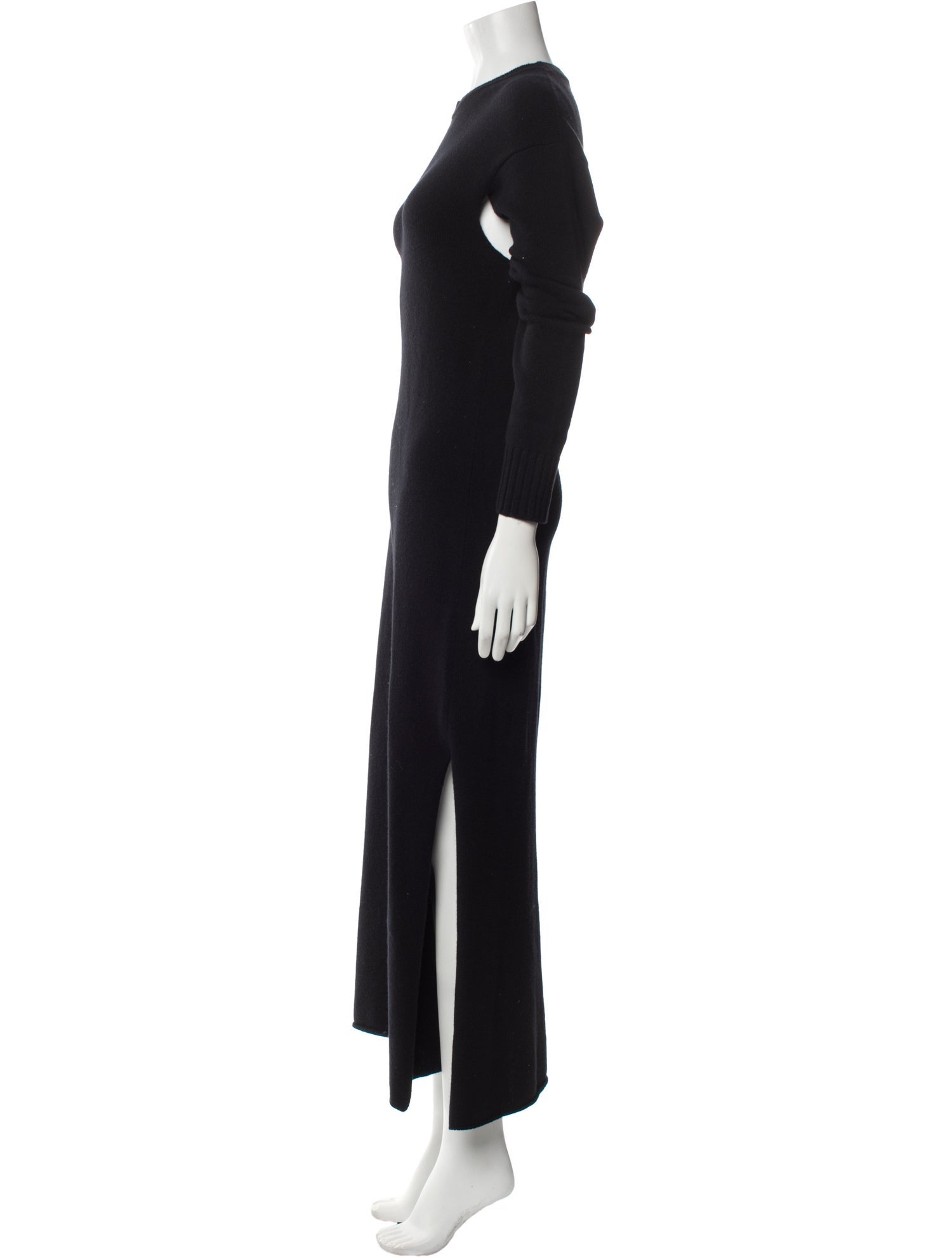Marina Moscone Wool Long Dress