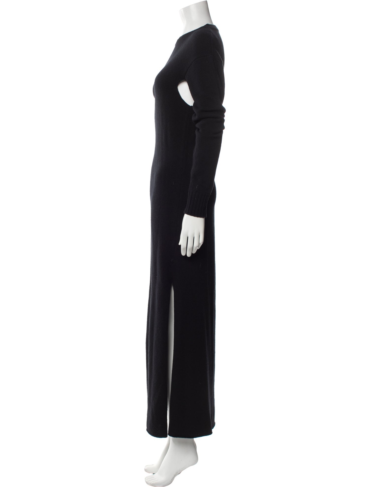Marina Moscone Wool Long Dress