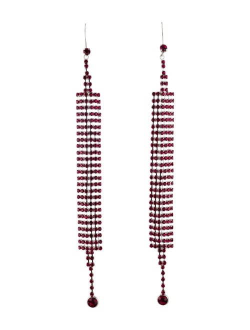 Marina Moscone Crystal Drop Earrings