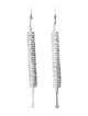Marina Moscone Crystal Drop Earrings
