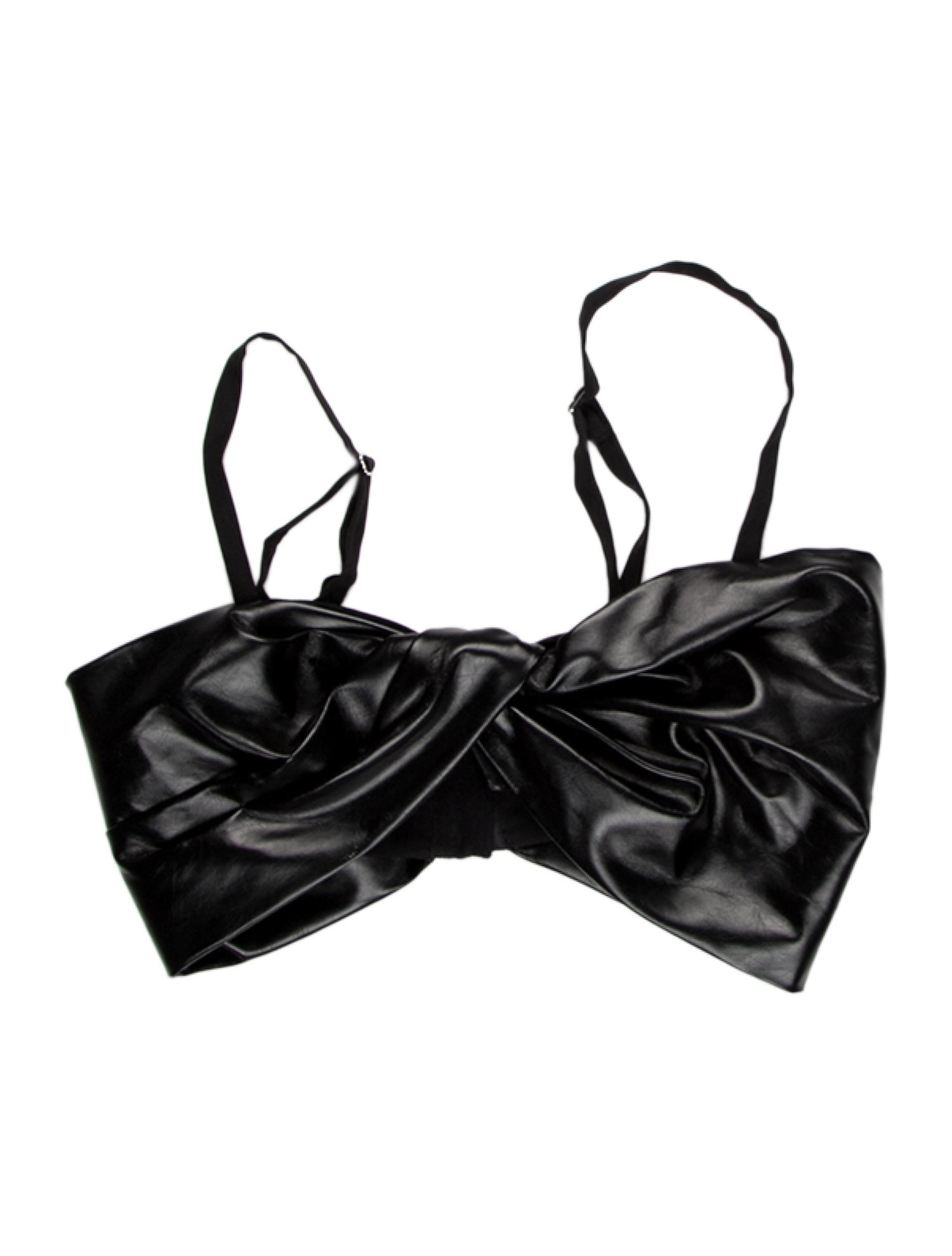 Marina Moscone Strapless Crop Top