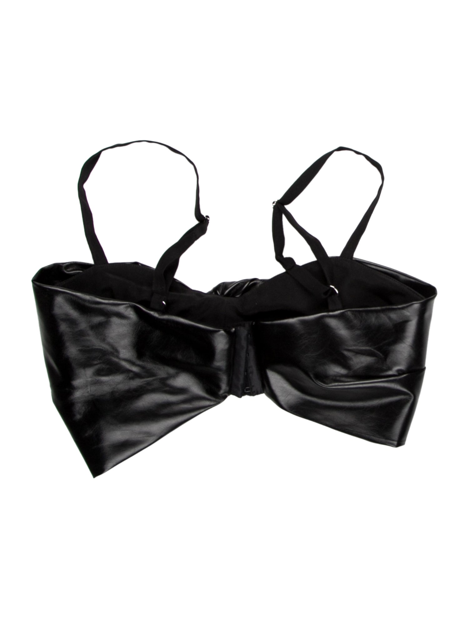 Marina Moscone Strapless Crop Top