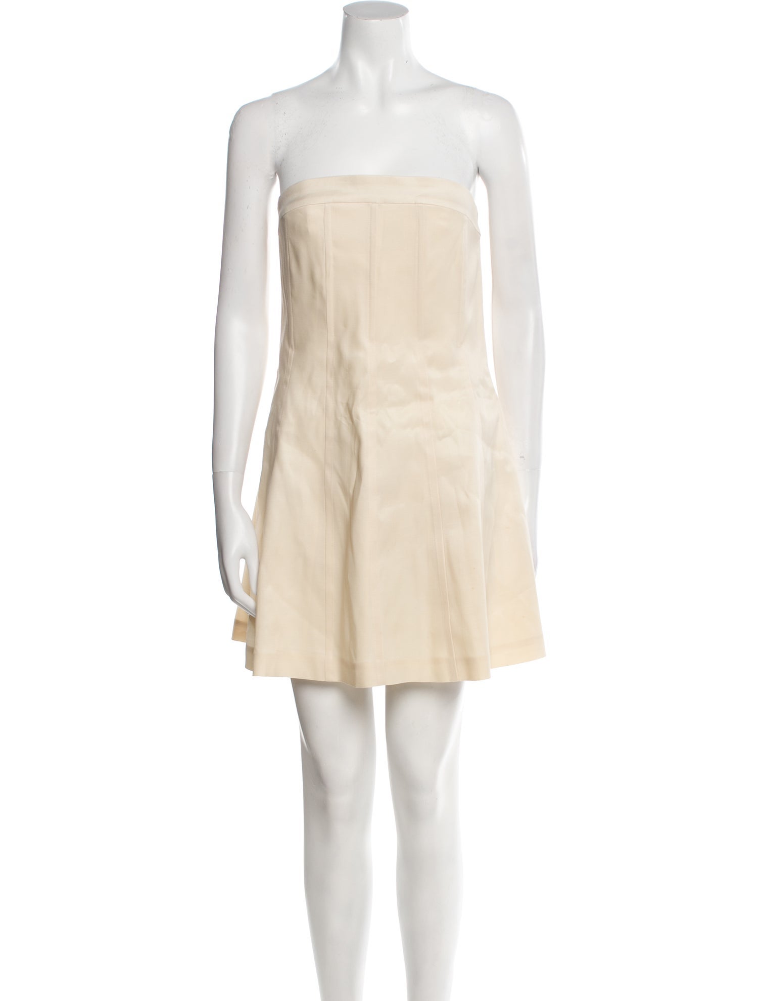 Marina Moscone Virgin Wool Mini Dress