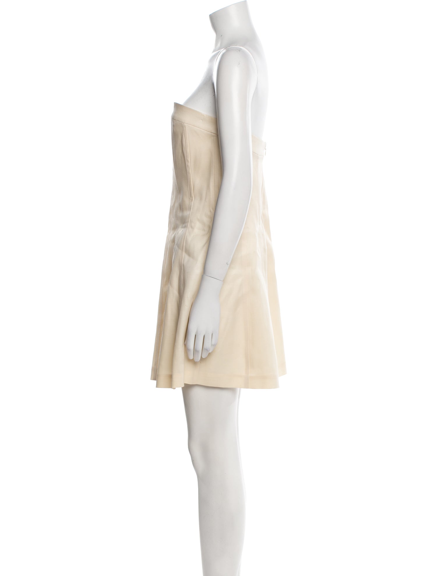 Marina Moscone Virgin Wool Mini Dress