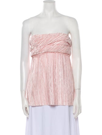 Marina Moscone Strapless Top