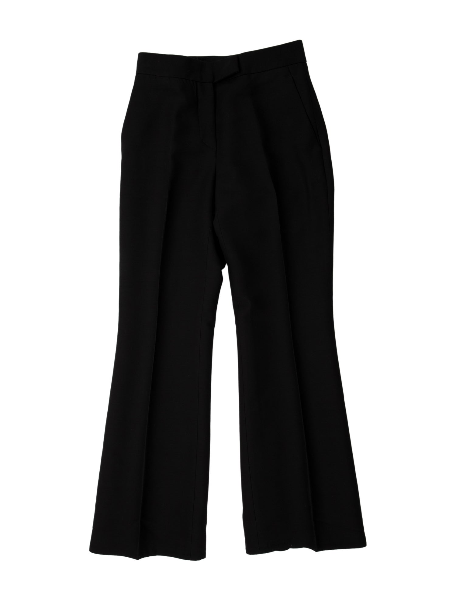 Marina Moscone Wool Wide Leg Pants