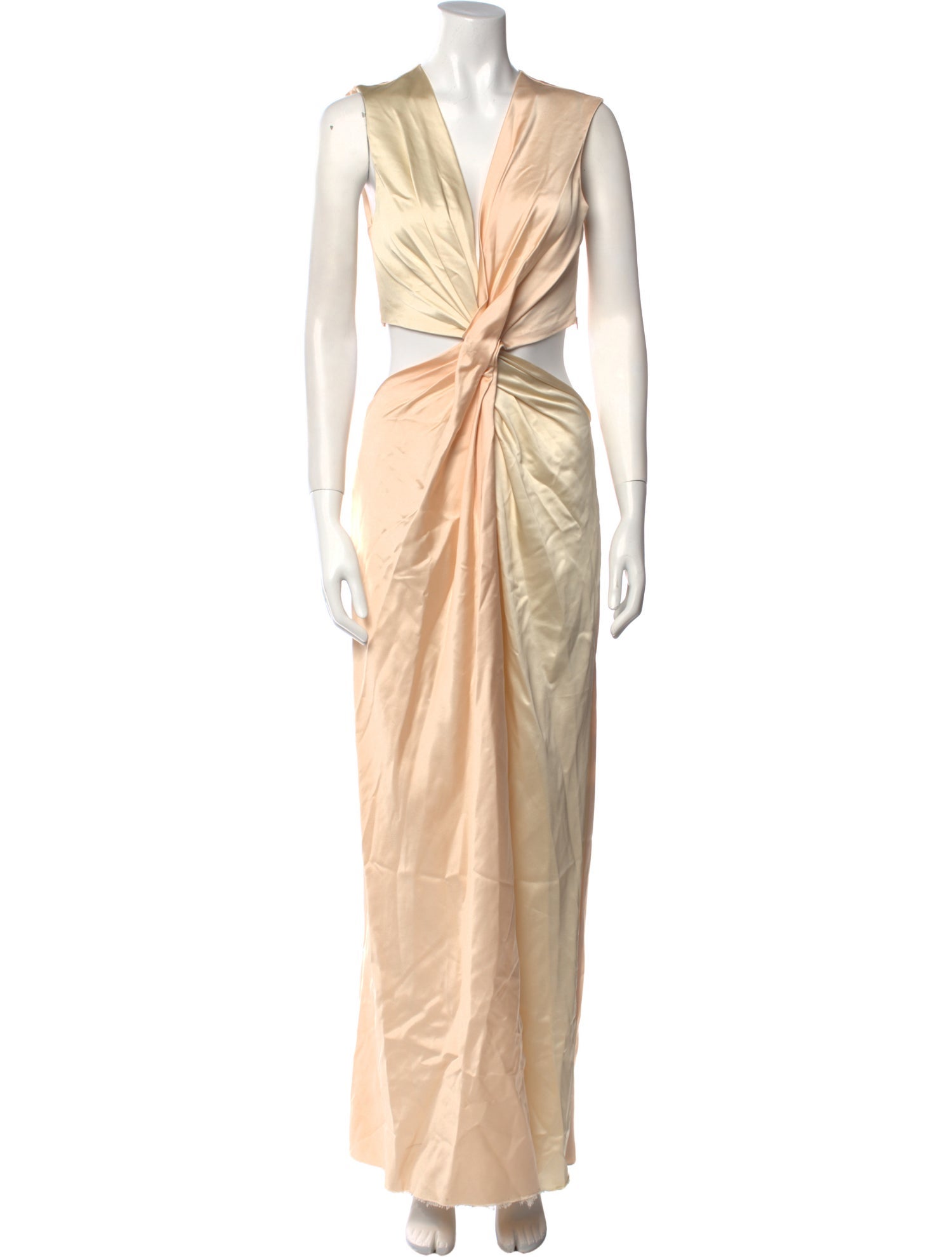 Marina Moscone Nylon Long Dress