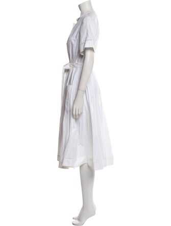 Marina Moscone Crew Neck Midi Length Dress