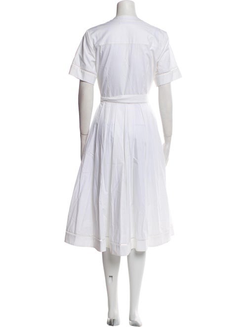 Marina Moscone Crew Neck Midi Length Dress