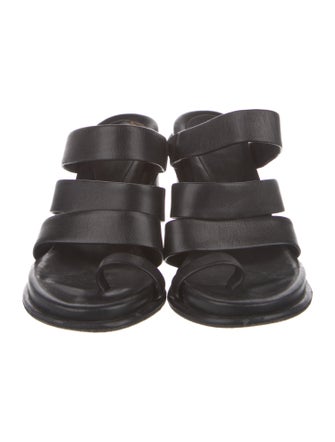Marina Moscone Leather Slides