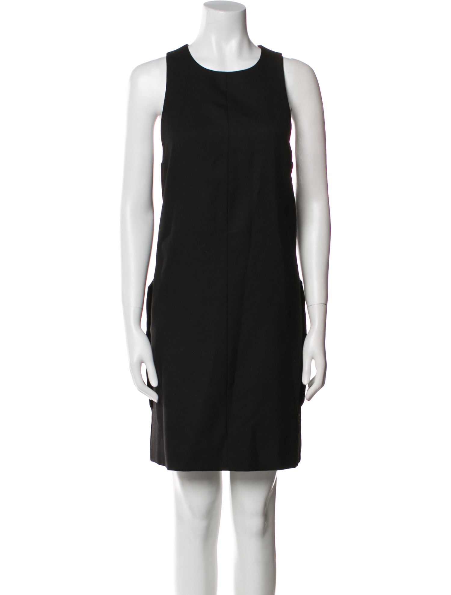 Marina Moscone Virgin Wool Mini Dress