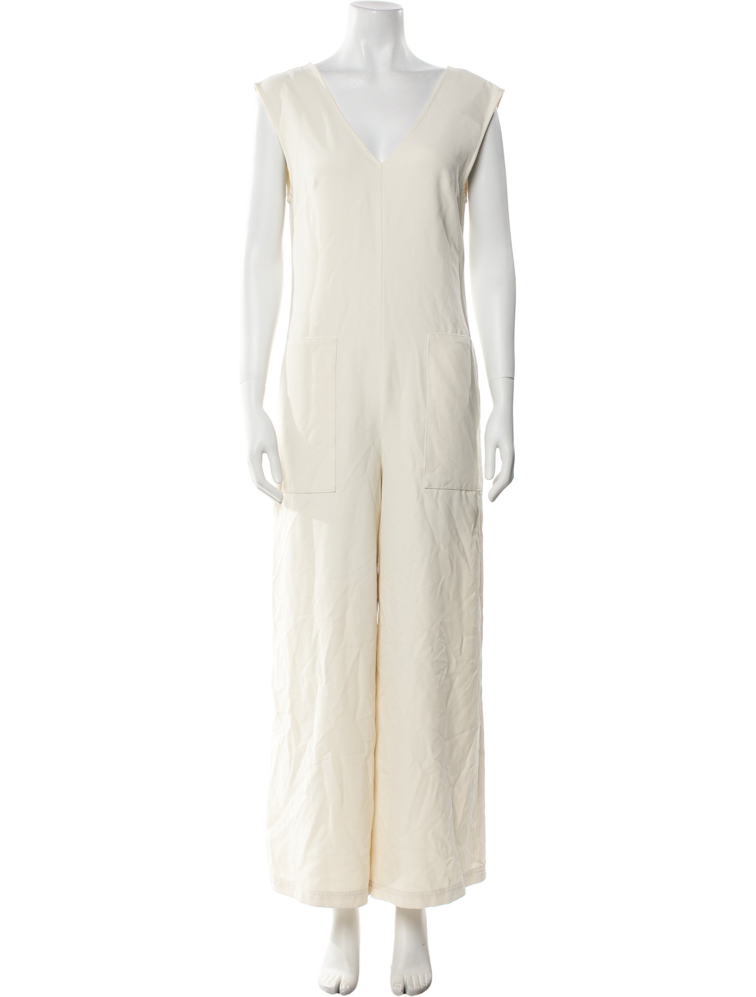 Marina Moscone V-Neck Jumpsuit