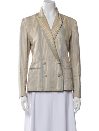 Marina Moscone Striped Blazer