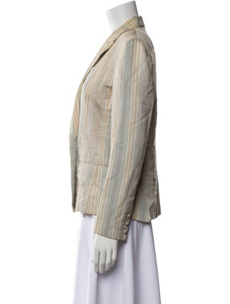 Marina Moscone Striped Blazer