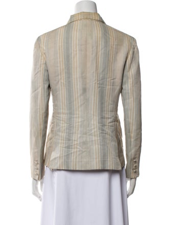 Marina Moscone Striped Blazer