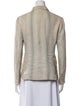 Marina Moscone Striped Blazer