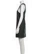 Marina Moscone Virgin Wool Mini Dress