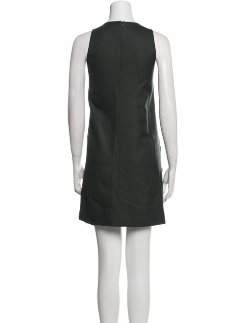 Marina Moscone Virgin Wool Mini Dress