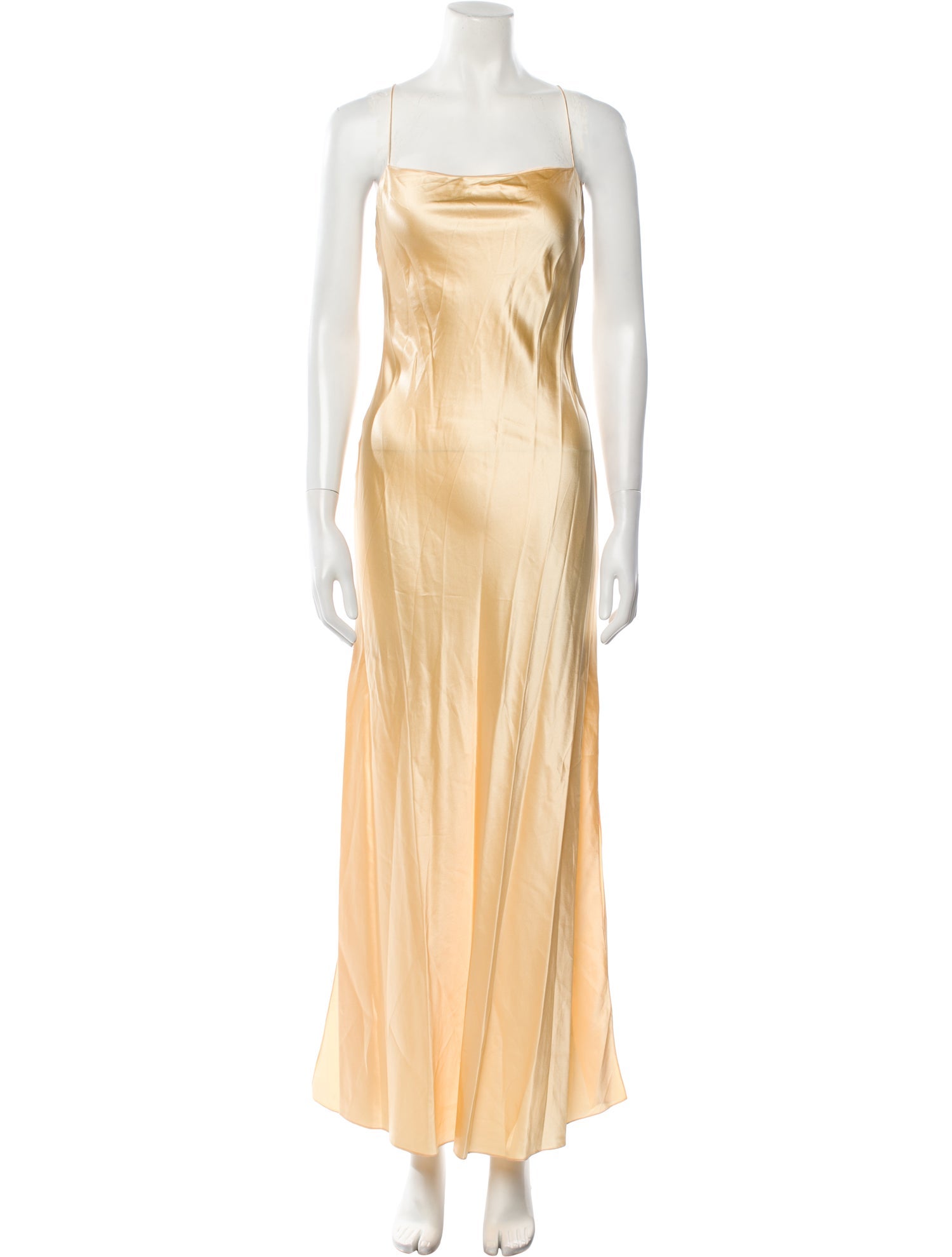 Marina Moscone Silk Long Dress
