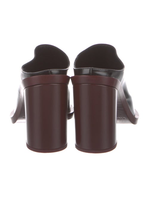 Marina Moscone Patent Leather Mules