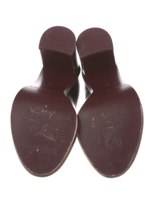 Marina Moscone Patent Leather Mules