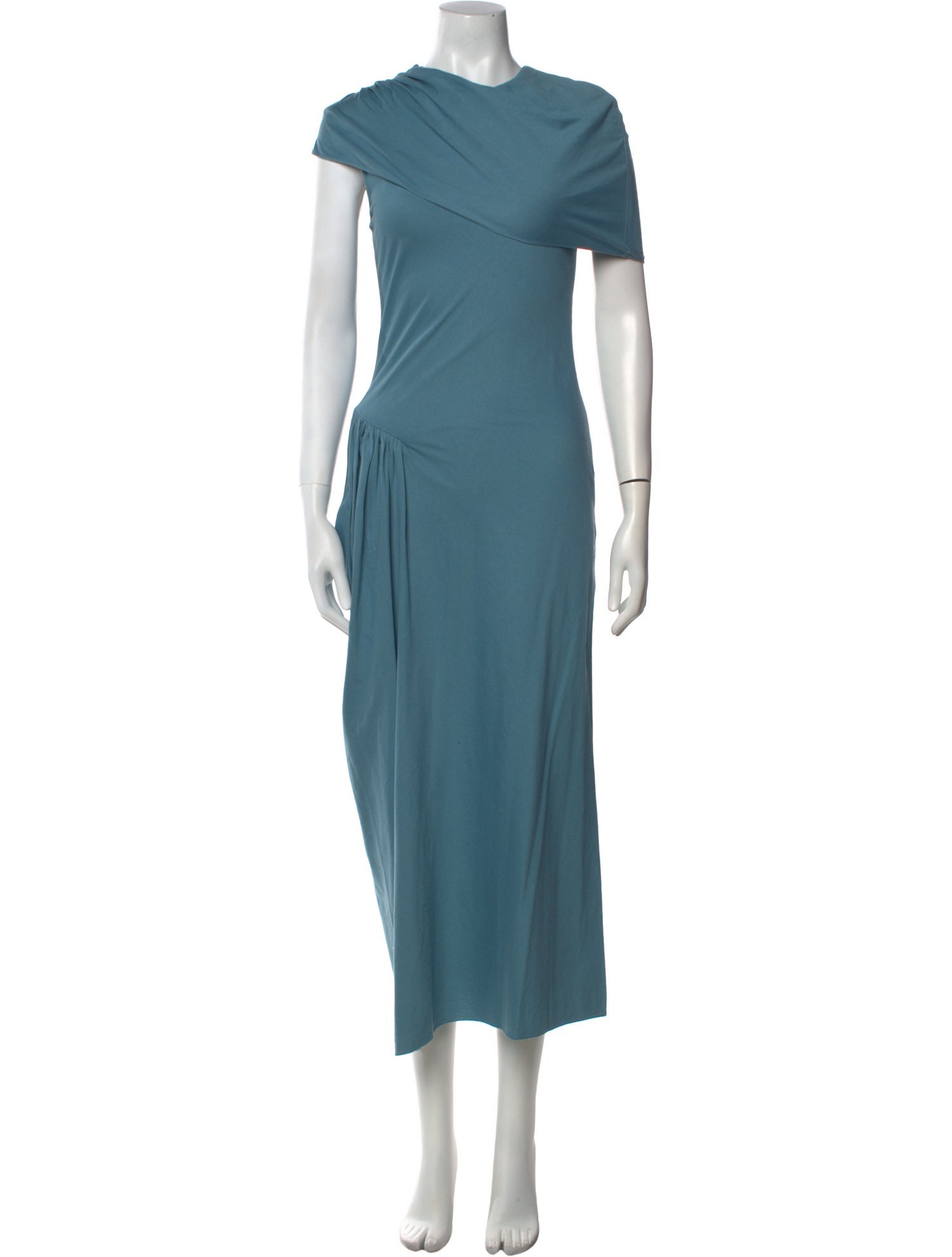 Marina Moscone Asymmetrical Long Dress