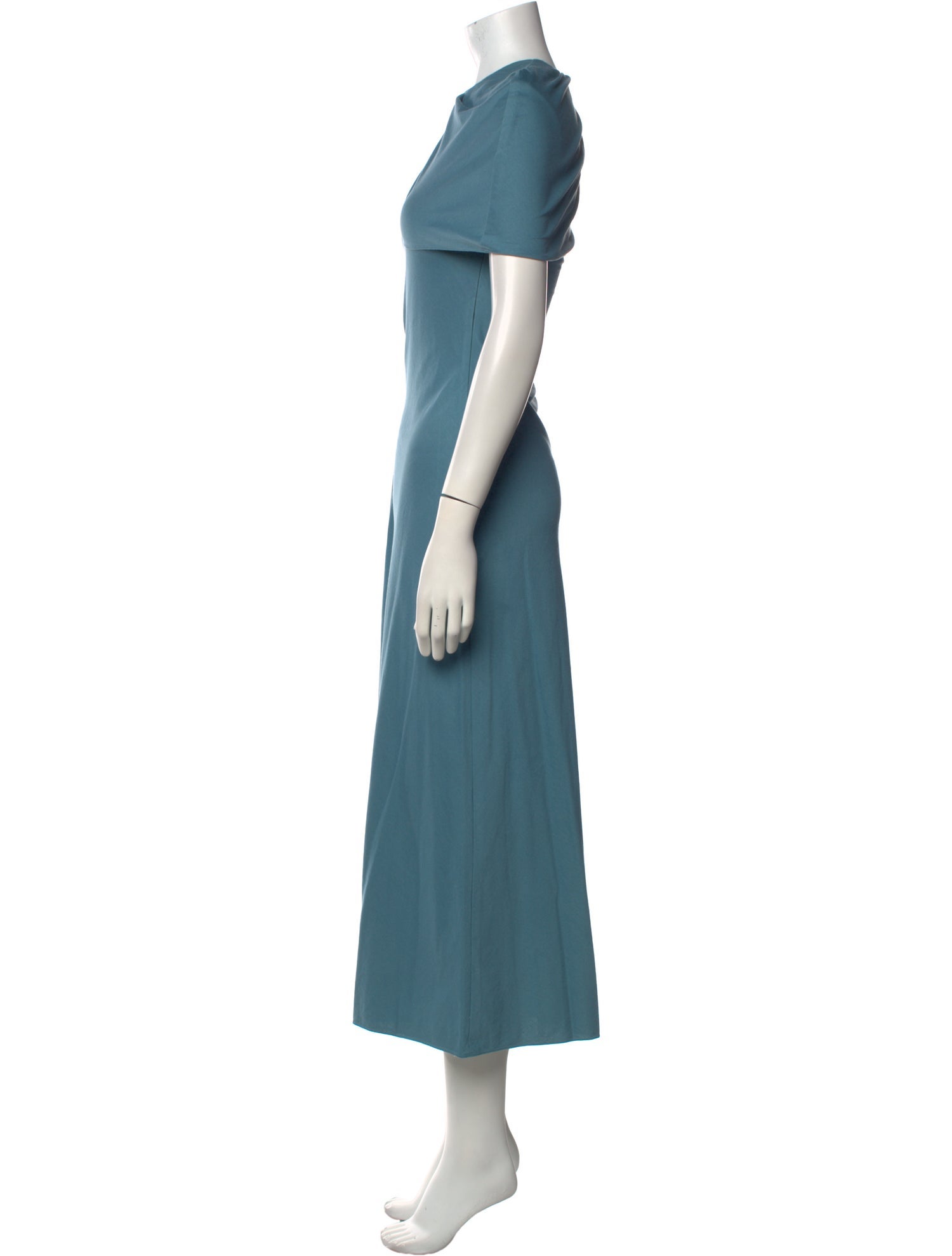 Marina Moscone Asymmetrical Long Dress