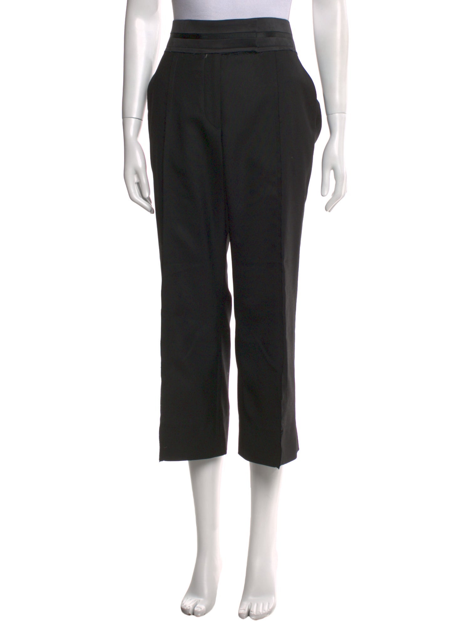 Marina Moscone Virgin Wool Wide Leg Pants w/ Tags