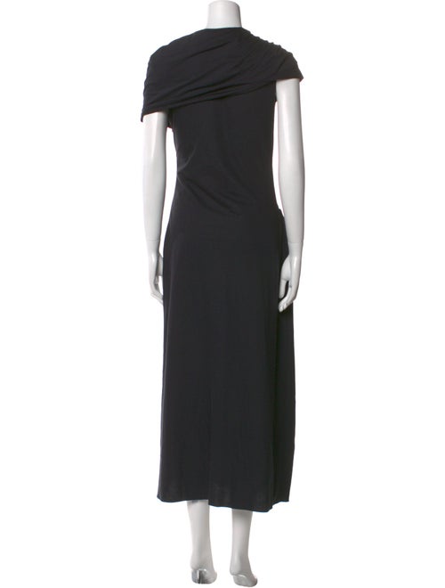 Marina Moscone Cowl Neck Long Dress