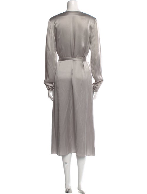 Marina Moscone Scoop Neck Long Dress