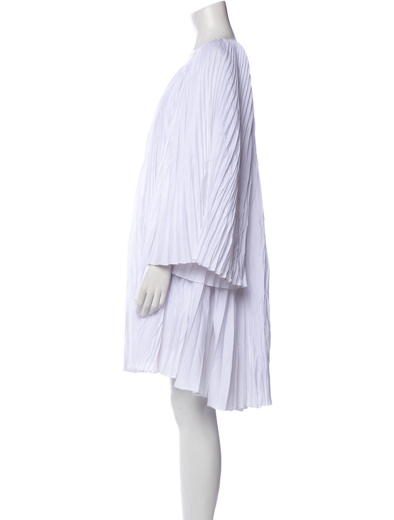 Marina Moscone Bateau Neckline Knee-Length Dress