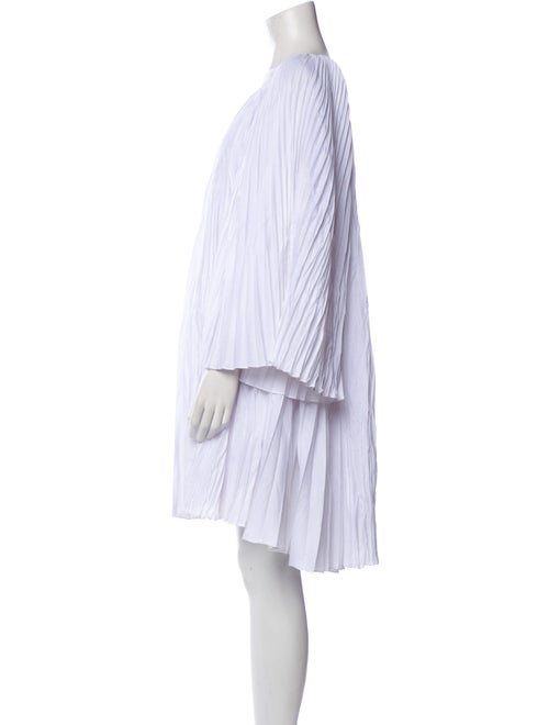 Marina Moscone Bateau Neckline Knee-Length Dress