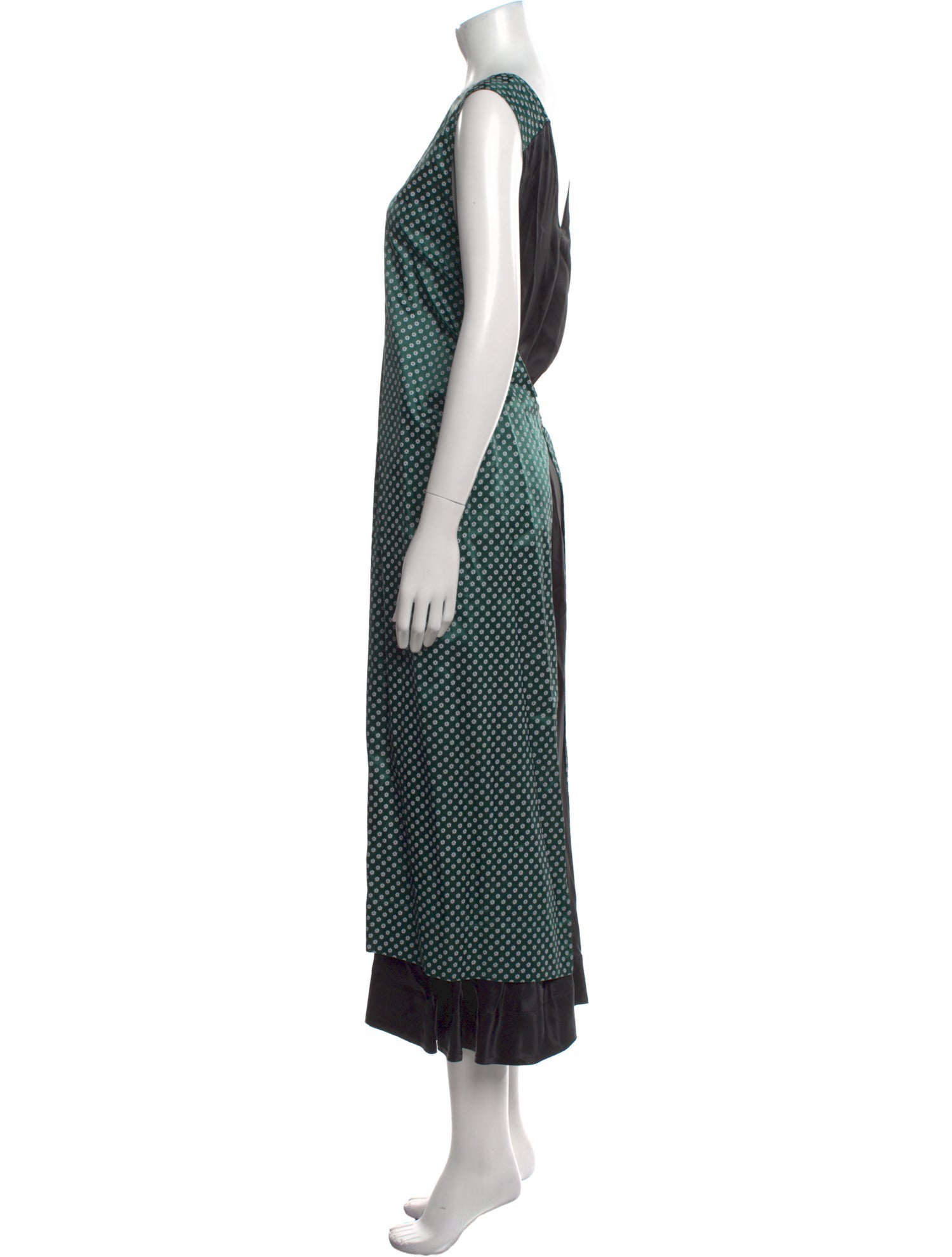Marina Moscone Printed Long Dress w/ Tags