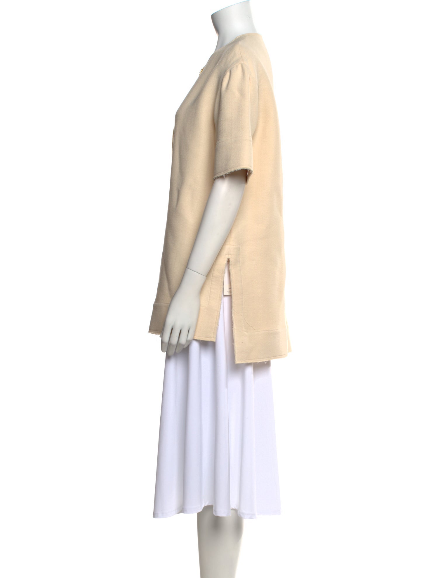 Marina Moscone Crew Neck Short Sleeve Tunic