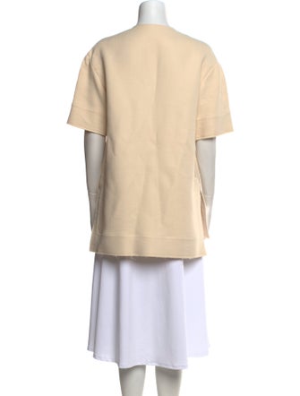 Marina Moscone Crew Neck Short Sleeve Tunic