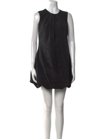 Marina Moscone Crew Neck Mini Dress