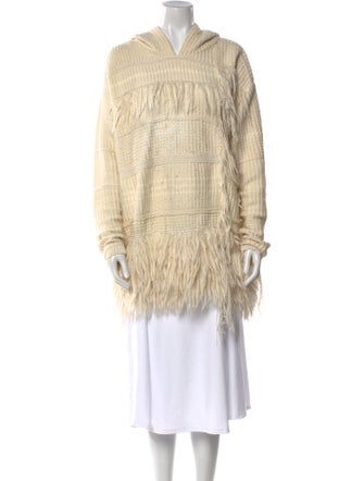 Marina Moscone Striped Crew Neck Sweater