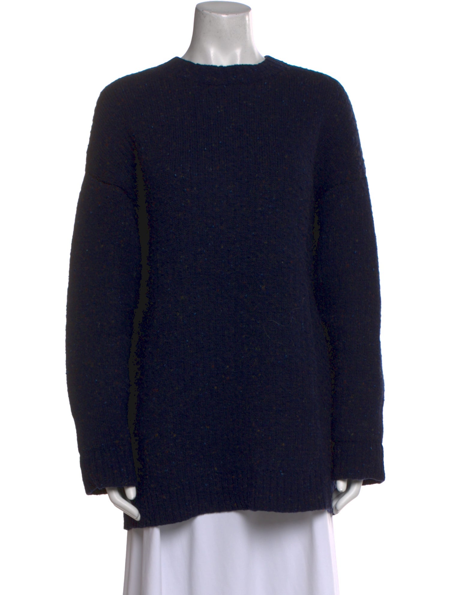 Marina Moscone Merino Wool Crew Neck Sweater