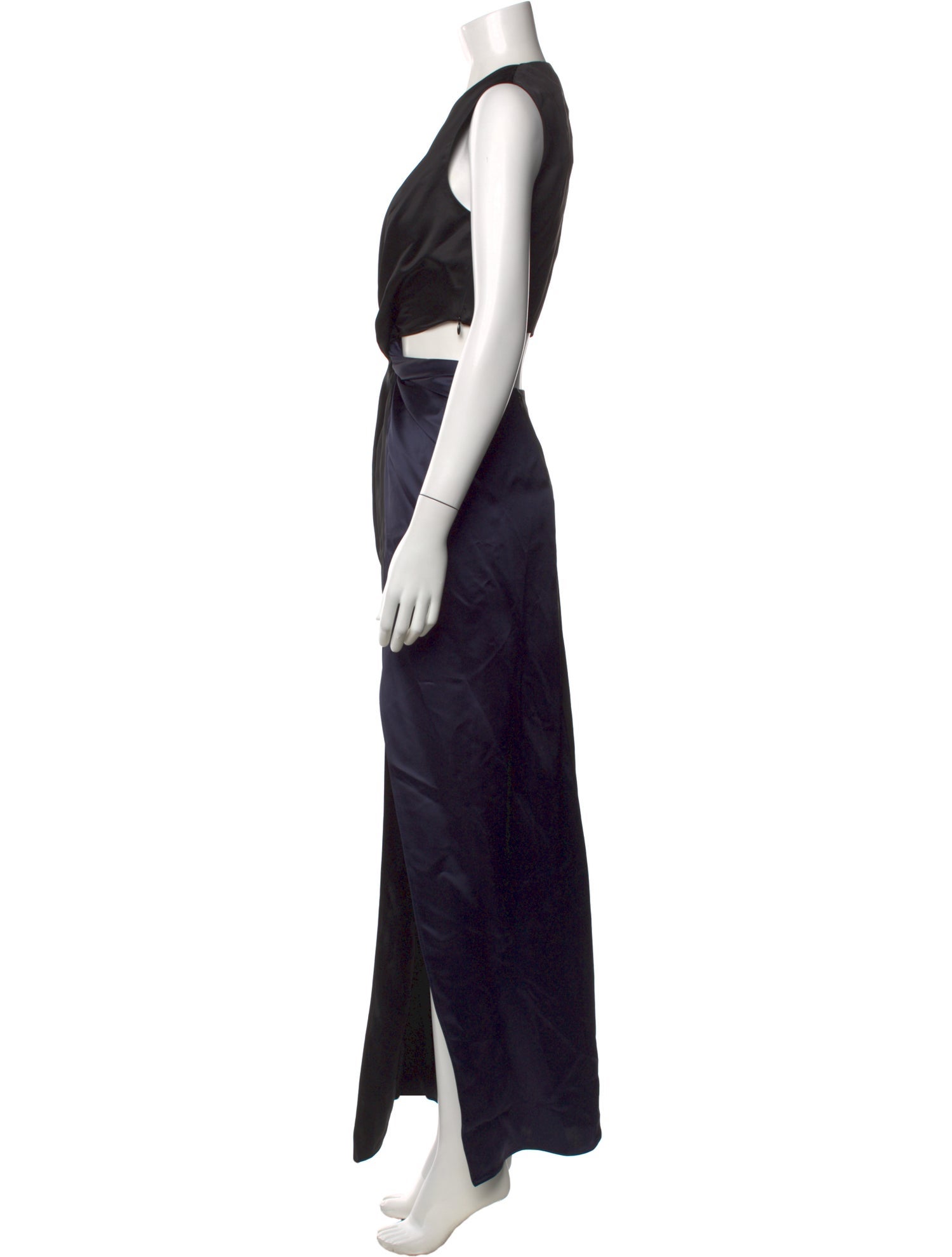 marina satin dress Marina Rinaldi | Woman - Satin dress - Black