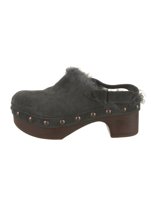 Mr & Mrs Italy Suede Studded Accents Mules