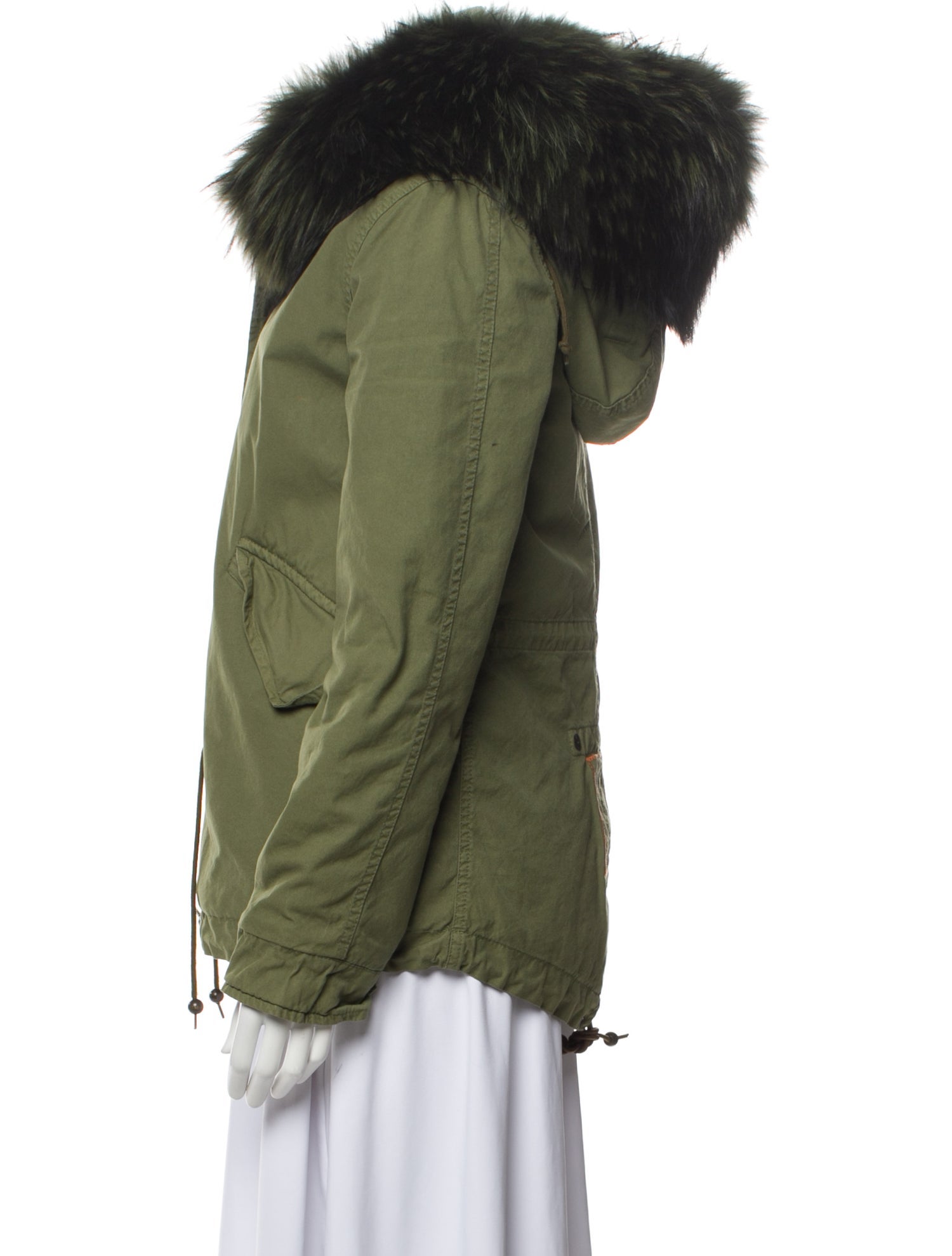 Mr & Mrs Italy Colorblock Pattern Parka