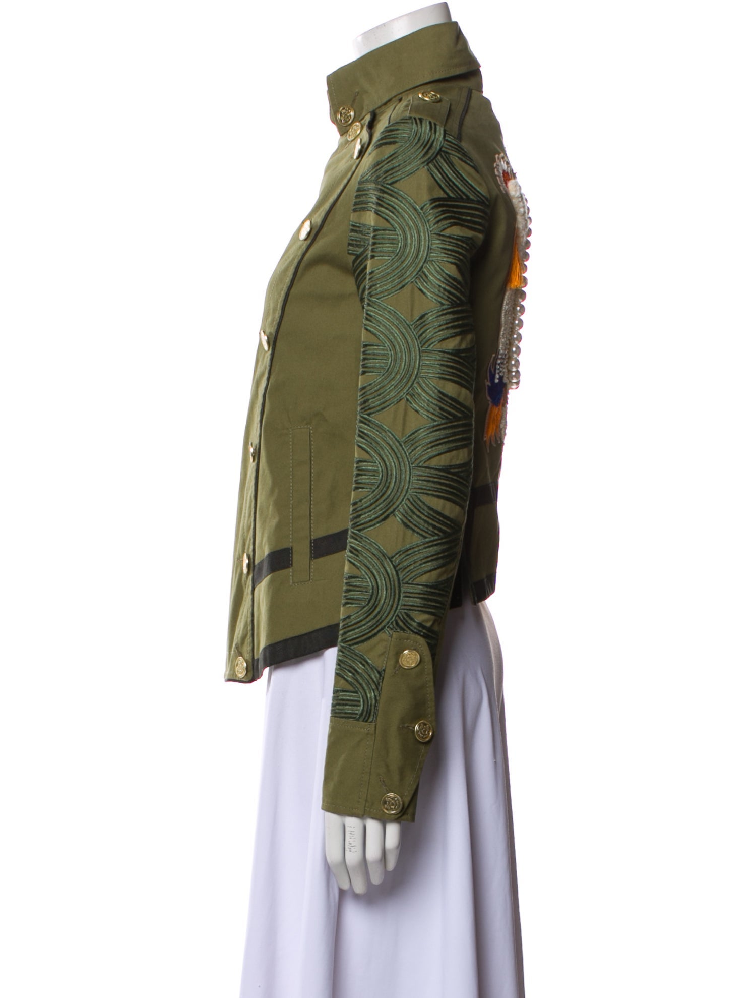 Mr & Mrs Italy Printed Biker Jacket w/ Tags