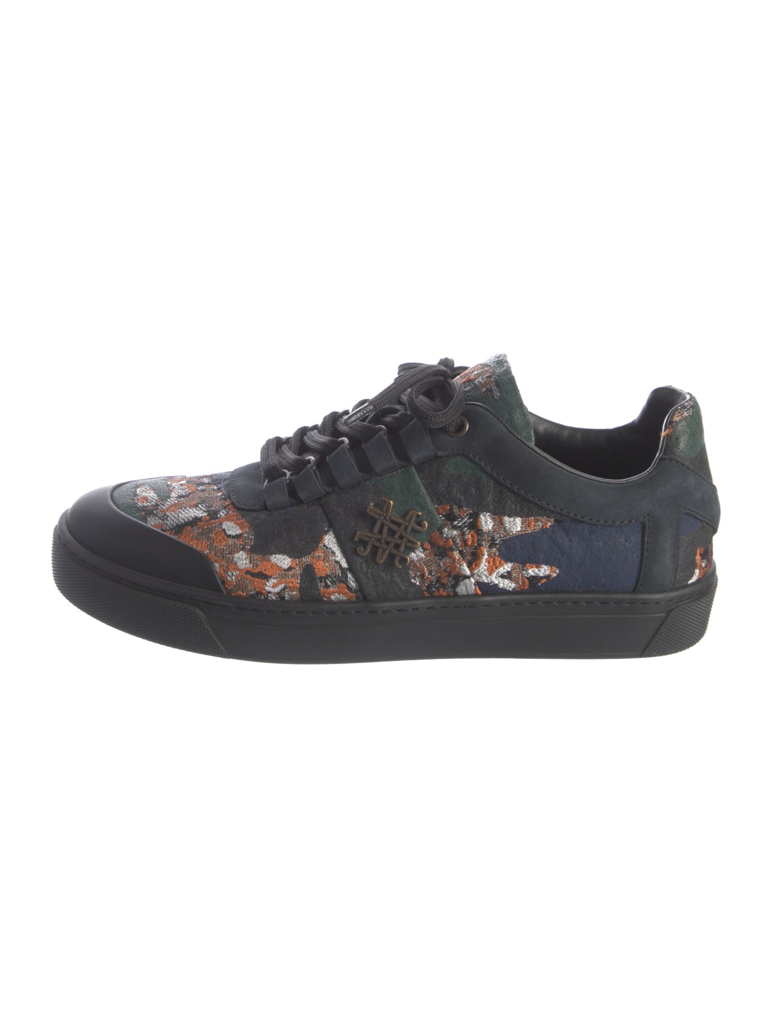 Mr & Mrs Italy Leather Printed Sneakers
