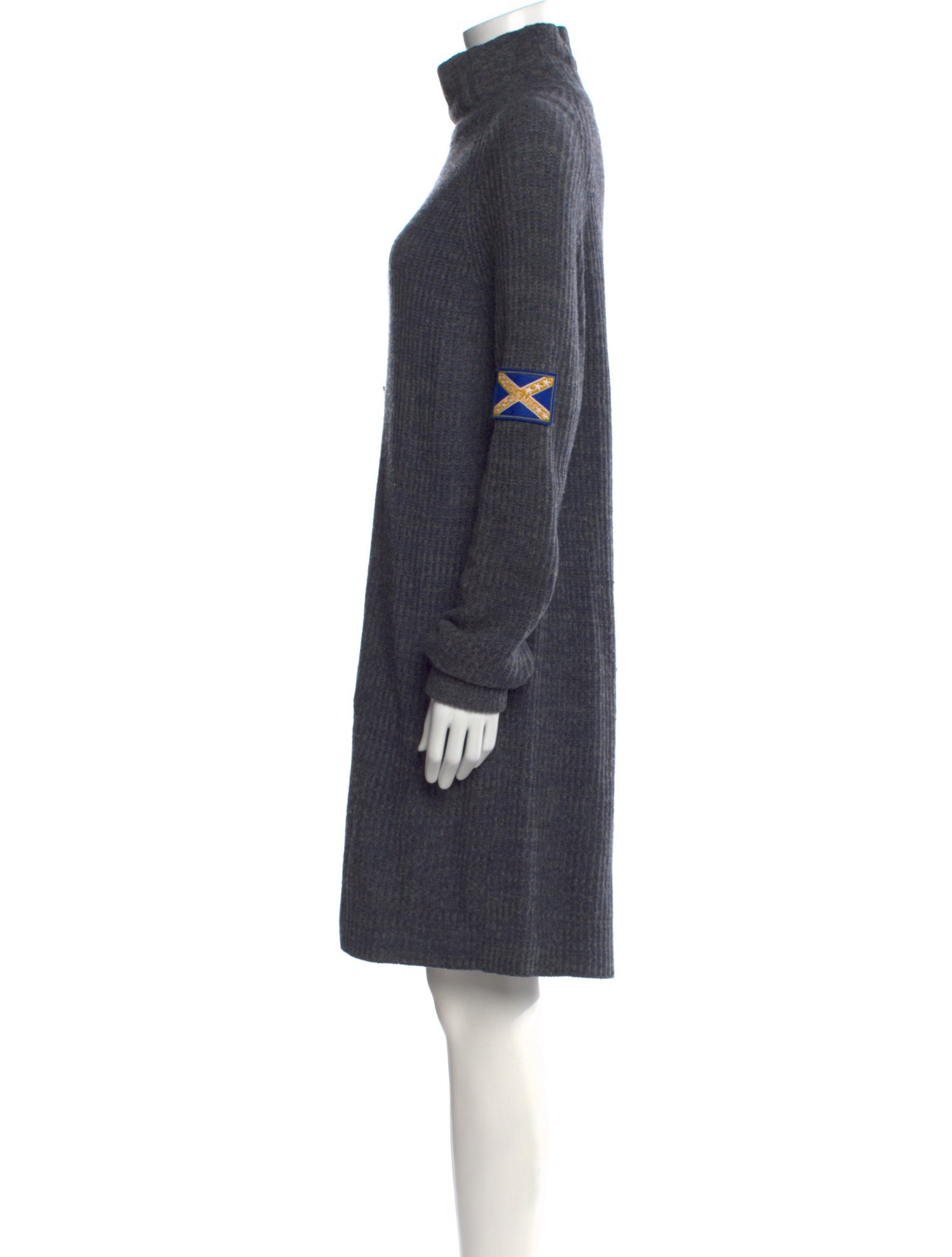 Mr & Mrs Italy Wool Knee-Length Dress