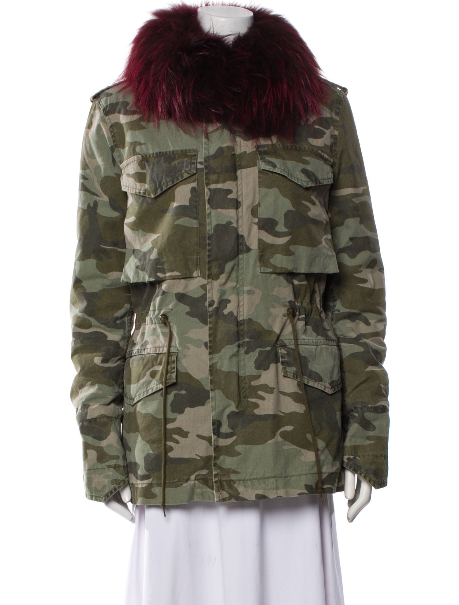 Mr & Mrs Italy Printed Fur Jacket