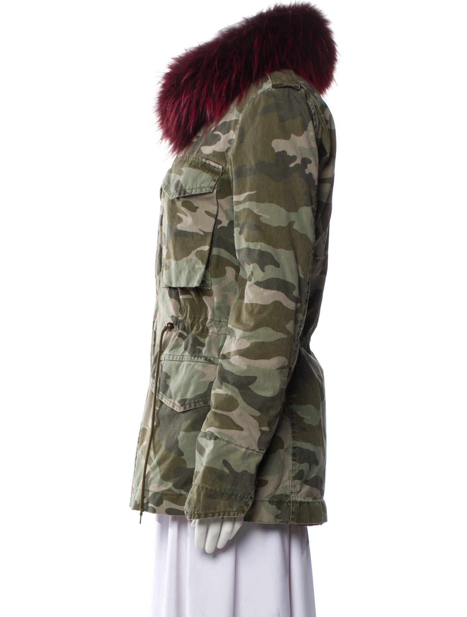 Mr & Mrs Italy Printed Fur Jacket